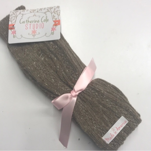 Brown Tweed Knee High Socks - Picture 5 of 5